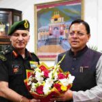 मुख्यमंत्री धामी से मुख्यमंत्री आवास में उप सेना प्रमुख (रणनीति) लेफ्टिनेंट जनरल राजीव घई ने की शिष्टाचार भेंट